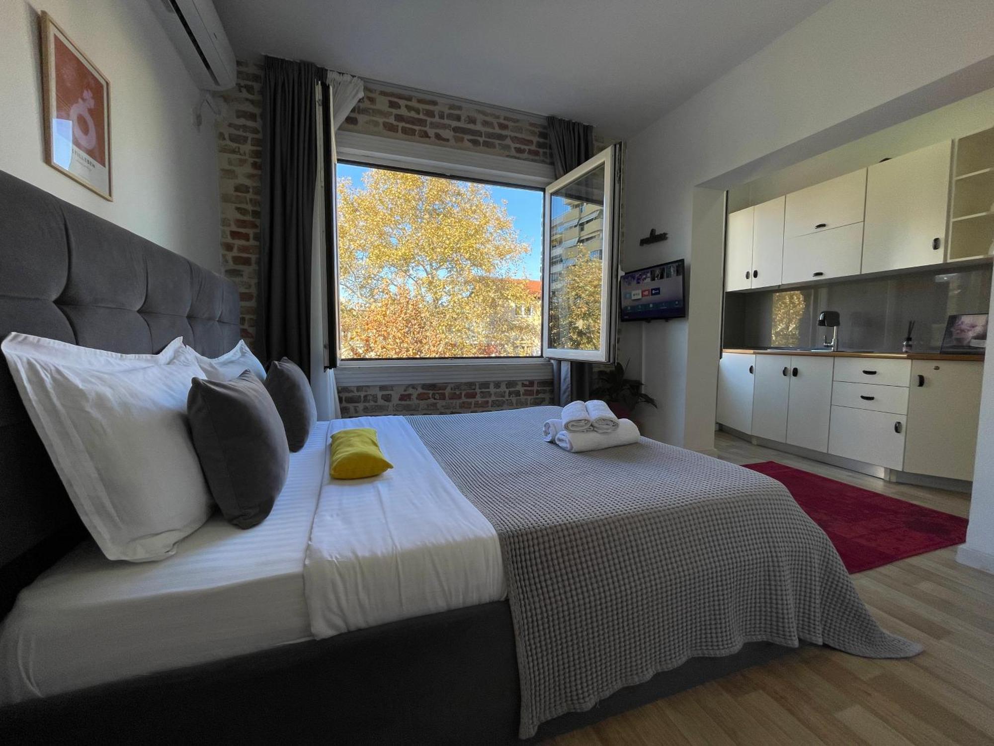 טיראנה Bricks Studio Apartments מראה חיצוני תמונה